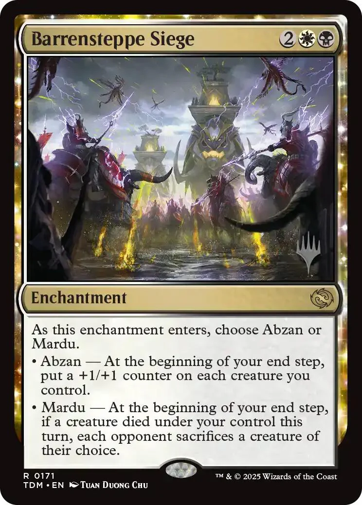 Barrensteppe Siege (Promo Pack) [Tarkir: Dragonstorm Promos]