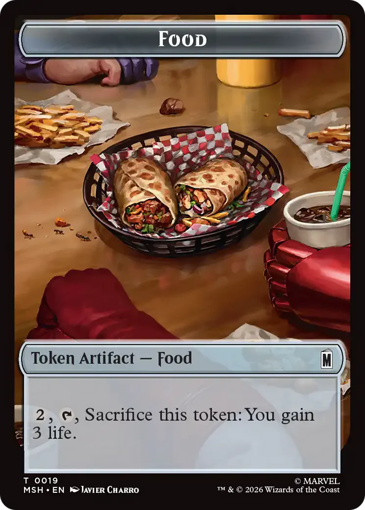 Leviathan // Food Double-Sided Token [Marvel Super Heroes Tokens] - Image 2